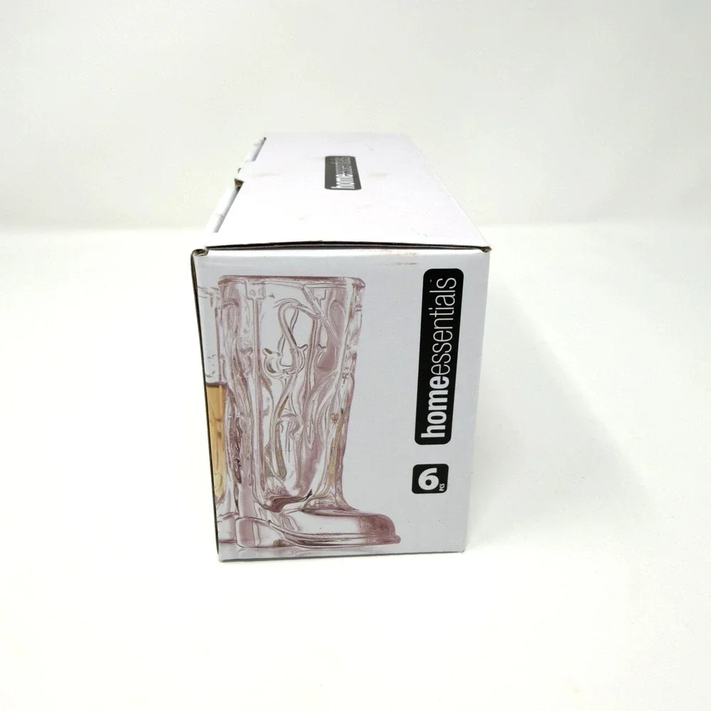 Cowboy Boot Shot Glasses Set of 6 Blush Pink Western Barware
